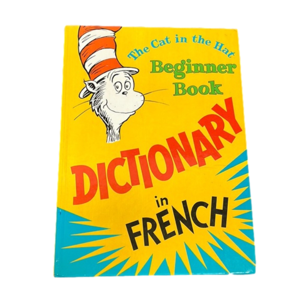 The Cat in the Hat Beginner Book Dictionary in French Hardcover Dr. Seuss